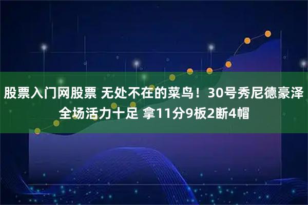 股票入门网股票 无处不在的菜鸟！30号秀尼德豪泽全场活力十足 拿11分9板2断4帽