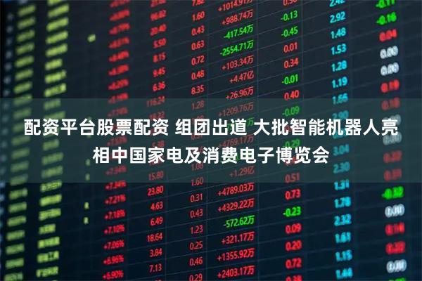 配资平台股票配资 组团出道 大批智能机器人亮相中国家电及消费电子博览会