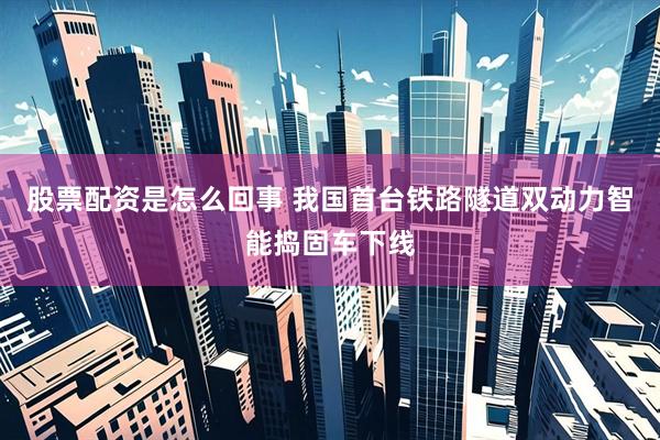 股票配资是怎么回事 我国首台铁路隧道双动力智能捣固车下线